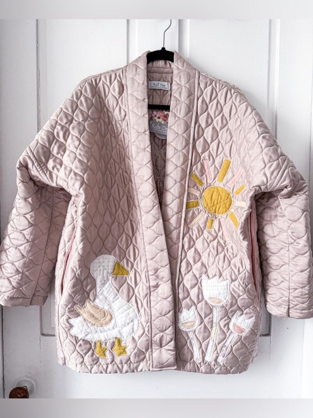 Handmade Patchwork Sateen Jacket - Picture 3 of 9